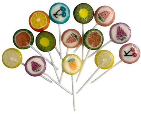 CAPTAIN PLAY Rocks Lutscher Sparpack, 15 Stück Retro Lollies in Einzelverpackung, 1er Pack (1 x 150g)