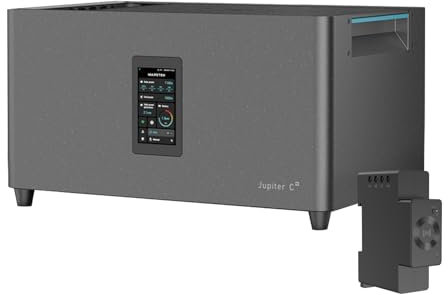 Marstek Jupiter C Plus mit CT002, 2.56kWh Speicher für Balkonkraftwerk, 4 MPPT 2400W Solareingang, All-in-One Stromspeicher mit Mikroinverter, Erweiterbar auf 10.24kWh Kapazität, IP65, 6000 Ladezyklen