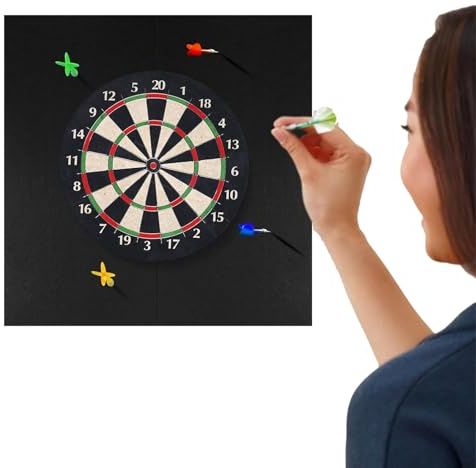 Dart Wall Protector - Dartboard Surround, Game Wall Guard | Dartboard-Ringschild, Wandschutzmatte, Wurfzielschutz, Dartboard-Platte, Pro