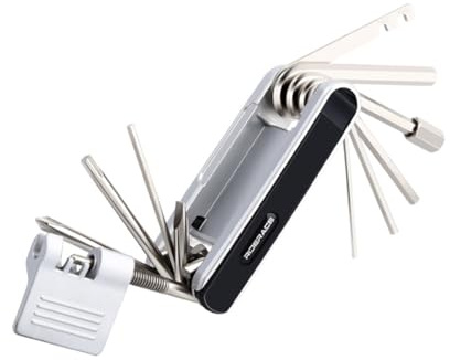 HOUSON 13-in-1 Bicycle Multi-Tool – Compact Chrome Vanadium Steel Repair Kit with Chain Tool