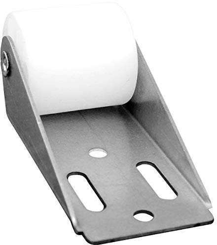 Schellenberg 10255 Rouleau de pression pour volets roulants avec plaque à visser Mini/Maxi, protège la sangle de volet roulant