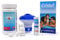Cristal Pool e-Chlor Set - 5 in 1 Chlor MultiTabs - Dosierschwimmer - Teststreifen pH-Wert + Chlor 50 x - Langzeitdesinfektion - Trübungsentfernung