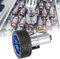 DC 12 V DIY Encoder Getriebemotor mit Halterung 65mm Magnetgetriebe Motor Rad Kit Micro Drehzahlreduzierung Motor Vollmetallgetriebe für Smart Auto Roboter Modell DIY(500RPM)