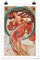 Bilderwelten Poster Kunstdruck - Alfons Mucha - Vier Künste - Der Tanz - seidenmatt 75 x 50cm