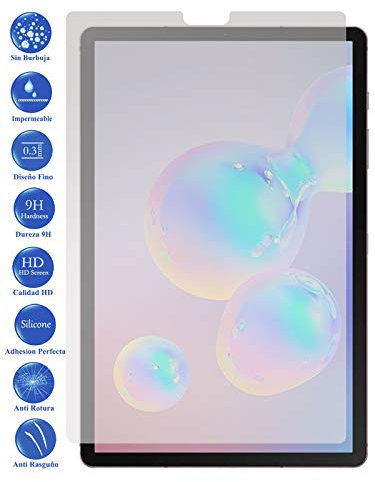 Todotumovil Protector de Pantalla Galaxy Tab S6 10.5 T860 de Cristal Templado Vidrio 9H para Tablet
