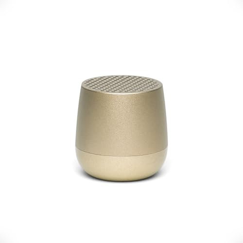 Lexon MINO+ Portable Bluetooth Mini Speaker with HD sound, Rechargeable and Pairable - Soft Gold