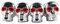 Emowpe Totenkopf Schrauben Motorrad, 4PCS Kennzeichenhalter Kennzeichenhalterung Nummernschild Kennzeichen Schrauben für Motorrad