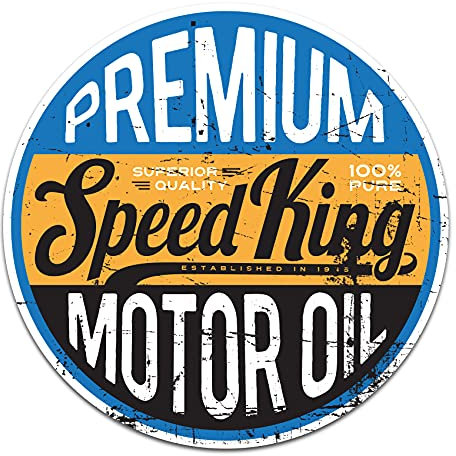 Retro Vintage Aufkleber -Finest Folia Sticker Old School Ace Kult Rockabilly (R147-1 Speed King)