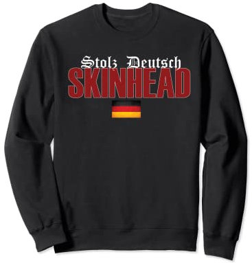 Stolz Deutsch Skinhead Deuschland Flagge Oi! Stiefel Jungen Sweatshirt