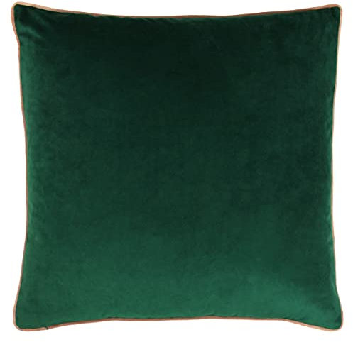 Paoletti Meridian Samt Paspelierter Kissenbezug