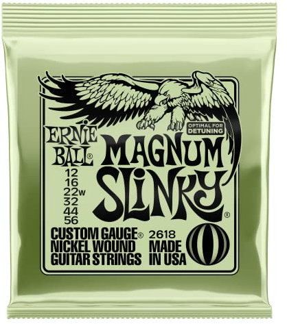 Ernie Ball Magnum Slinky Nickel Wound - Corde per chitarra elettrica - Scalatura 12 - 56