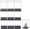 FINGERINSPIRE 10 Stück Vitrine Acryl Minifiguren Modell Vitrine Minifiguren Baustein Vitrine 75x49x49mm staubdicht Vitrine Modell Vitrine für Minifiguren Figuren Transparentes Display Box für Sammlung