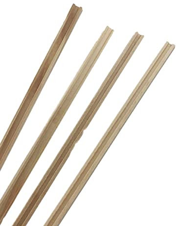 Dolls House Porch Railing 2 Sets 12 Hand Rail & Base Rail 1:24 Half Inch Scale