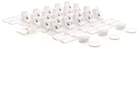 Toboli 20x Magnetische Kindersicherung für Schrank und Schublade, Magnetschloss babysicher, unsichtbares Schrankschloss für Kinder und Haustiere