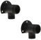 DOITOOL 2pièces Kit Installation pour Robinet De à Montage Mural Accessoire De Plomberie pour Robinet Résistant Support Stable Et Peinture Adhésive