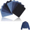 10 Pcs Denim Patches for Jeans Repair,Quality Denim Iron-on Jean Patches, Cotton Assorted Shades of 5 Colour,Iron on Patches Iron on Denim Patches Repair Kit for Clothes,Jeans Size 12.4cm x 9.7cm