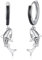 Hai Ohrringe Damen 925 Sterling Silber Hai Hängend Ohrhänger Ohrstecker Dangle Ozean Schmuck Hypoallergen Geschenk für Frauen Mädchen