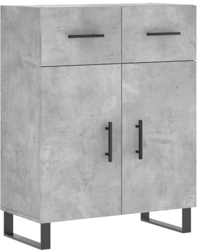 vidaXL Sideboard Betongrau 69,5x34x90 cm Holzwerkstoff
