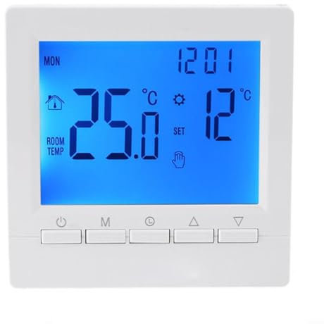 Thermostat numérique avec écran LCD, contrôleur de chauffage électrique au sol, thermostat de chauffage, pour contrôler la température ambiante