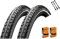 2er Set Continental Reifen Ride Tour Schwarz Reflex 28 Zoll x 1,75 (47-622) + MSZweirad Reifenheber (SV Schläuche)