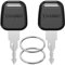 Master Keys Compatible with TSA 007 2Pack, Ancable TSA OO7 Luggage Keys Compatible with Luggage Suitcase Password Locks Black