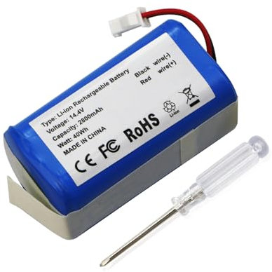 ANTIEE 2800mAh Vacuum Cleaner Batteria per Proscenic 850T 850P Neatsvor X500 X520 X600 Series Aspirapolvere Robot 14.4 V