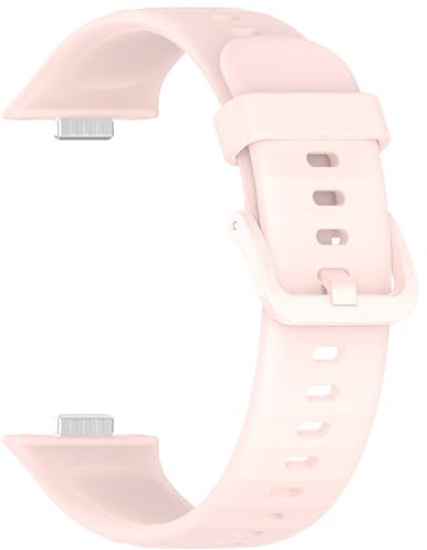 Yikamosi Compatible con Huawei Watch Fit 3 Correa para Mujer y Hombre,liberación rápida Silicona Suave Cierre de TPU Correas de Repuestoo para Watch Fit 3,Rosado