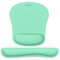 TECKNET Wrist Rest Mat, Keyboard and Mouse Wrist Support Pad Set, Comfortable Memory Foam Mouse Mat with Wrist Cushion Support, Anti-Slip Ergonomic Mouse Pad for Computer Laptop Working Gaming