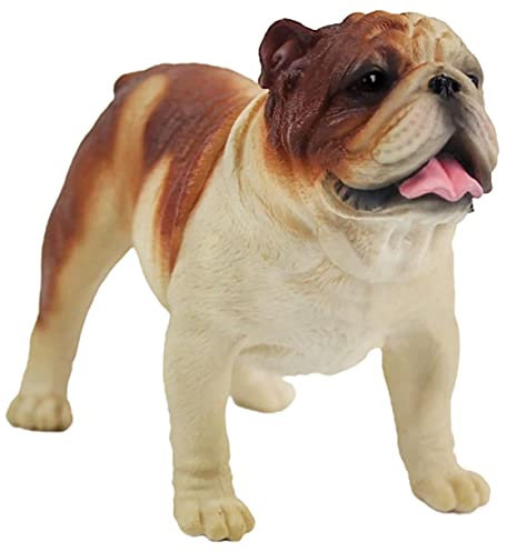 FUNOMOCYA Desktop Hund Figur Exquisite Hund Statue Welpe Schmücken Realistische Hund Statue Kinder Hund Spielzeug Spielzeug