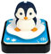 EHOTER Time Piece Kalender 2025, 3D-Kalender 2025 mit Lichtern, 3D-Notizblock, Kunstblöcke, Kalender, kreativ, Papierschnitzerei, klebrig, DIY-Notizen, Geschenk für Weihnachten (Pinguin)