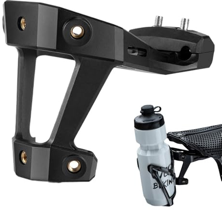 Sattelmontage-Flaschenhalter-Adapter, Fahrrad-Flaschenhalter, Sattelkonverter | Sattel-Wasser-Trinkflaschenhalter-Adapter,Leichter Flaschenhalter-Adapterträger zum Pendeln und Reisen