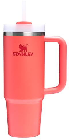 Stanley Quencher H2.O FlowState™ - Vaso de 30 onzas, coral caliente