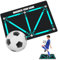 Trendecor Fussball Matte, Fußballmatte 60x90cm Sportmatte Leise rutschfeste Stoßdämpfende Fußball Schritt Trainingsmatte Ballkontrolle Trainingsmatte für Kinder und Fußballliebhaber