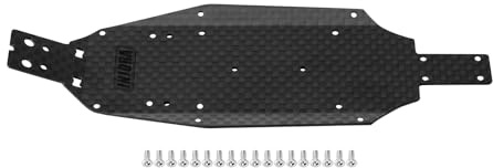 INJORA Carbon-Faser Chassis 8g für 1/24 Buggy Losi Micro-B