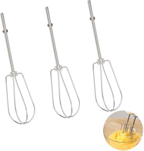 3 Stück Rührstäbe Für Handmixer, Edelstahl Universelles Zum Schlagen Rühreinheit Rührstäbe Handrührgerät Mixer Ersatzteile