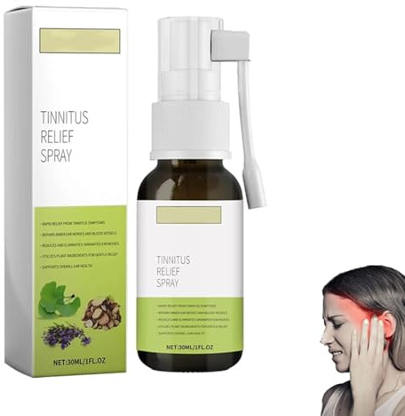 A-uridrip Tinnitus Relief Spray, Tinnitus Relief for Ringing Ears, Earwax Cleaning Care Spray, Tinnitus Relief Spray, Relieve Ear Discomfort (1)