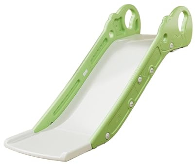 Fenteer Toboggan Enfant pour Canapé Glissière Intérieure pour Lit et Table Jouet d'escalade Compact en PP Stabilité Renforcée et Arrondis Adapté Aux, Vert