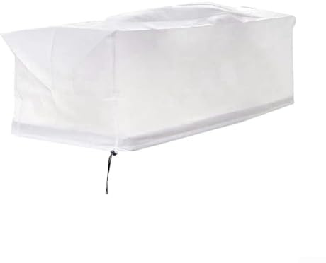 Pflanzenabdeckung aus Vliesstoff für Balkonkästen zum Schutz vor Frost, Regen, Schnee und Kleintieren (100 x 40 x 45 cm)