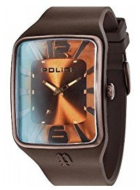 Police Herren. Analog Quarz Uhr mit Plastik Armband PL.14745JPBZQBZ_12P
