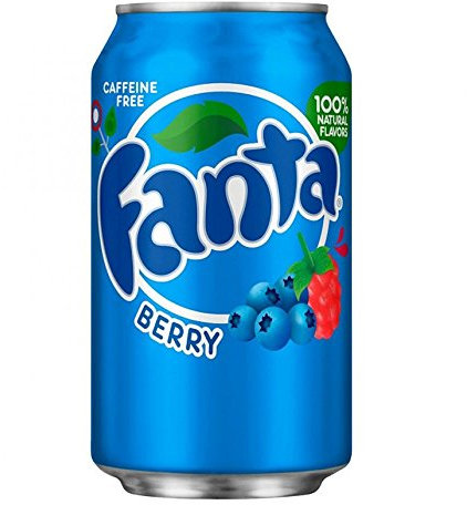 Fanta Bevande analcoliche alla bacca, 355 ml, confezione da 24