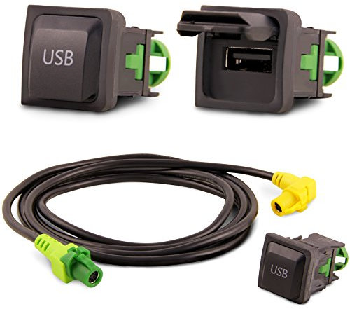 USB Einbau Block Schalter Adapter Set RCD RNS Radio´s RNS RCD 300 310 315 510