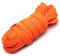 ANUFER Piatto 9mm Largo Colorato Lungo Lacci delle Scarpe per Scarpe Sportive Stivali P11 Rosso-Arancio 130cm