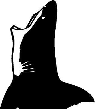 Premium Quality Vinyl Decal Skin Design Art Sticker, Ideal for Apple Macbook Pro Air Mac/Unibody and Other Notebooks (014 - Jaws Shark)