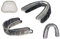 Coollo Sports Boil and Bite Mundschutz (Jugend & Erwachsene) SA passgenaues Sportmundstück für Basketball, Karate, Kampfsport, Ringen, MMA (inklusive Etui!) (1 Erwachsener + 1 Jugendliche, 2er-Pack)