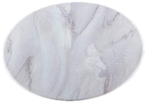 ZXFDMSWJ Plato Giratorio de mármol Plato Giratorio Redondo Lazy Susan Plato Giratorio Platos para Servir 360 & deg; Plato Giratorio silencioso fácil de Compartir Toda la Comida