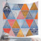 EHOMERY Wandbehang Entspannung Wand Teppiche Kuche Blau Boho-Mandala Wandbehang Stoffbild Wanddekoration Bad Wandbehang Deko Wandschmuck Groß Schlafzimmer Wohnzimmer Wanddekoration 95X73Cm
