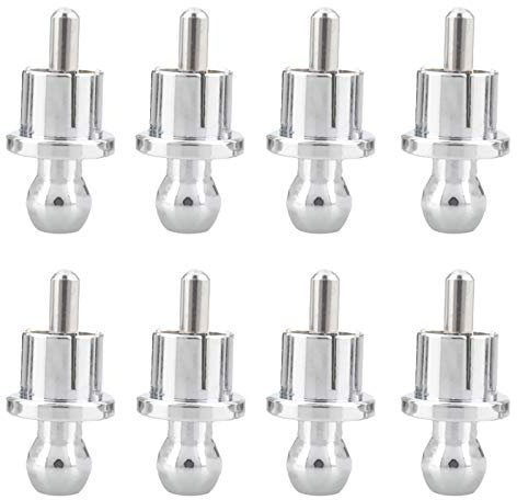 Tertullus 8 Stück Audio Cinch Stecker Shileding Caps Noise Stopper Dust Proof Protectors for Amp (Rhodium Plated)
