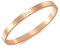 RWQIAN Inspirational Phrases Jonc Bracelet Message Femme Personnalisé Bracelet Plusieurs Messages au Choix,Jonc Fin en Acier Inoxydable Je T'aime Mon Cœur Bracelet Couleurs Or Rosé
