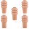 Ridged Wooden Cord Pulls Weights Roman Blind Cord Pull for Light Switch Curtains Roman Blind Ends Light Switch and Ceiling Fans Pull Cord Weight Pack of 5.