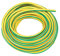 UKCABLE-TIES 25 Meter Electrical PVC Sleeving Earth Green/Yellow Cable Wire Sleeve (6MM)